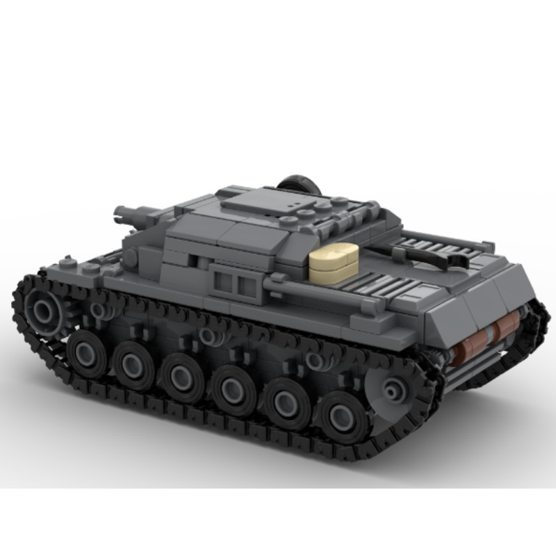 Lego Compatible Military Tank - Tanque militar MOC modelo B, bloques