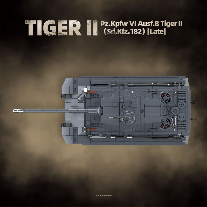 WW2 militar el tanque pesado K - Lego Compatible Military Tank reseña y precio